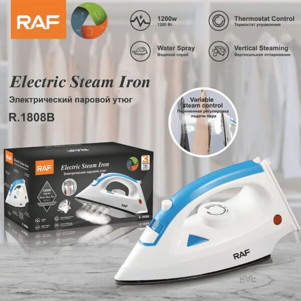 Plancha a Vapor Eléctrica RAF Pro Heat - 1200W