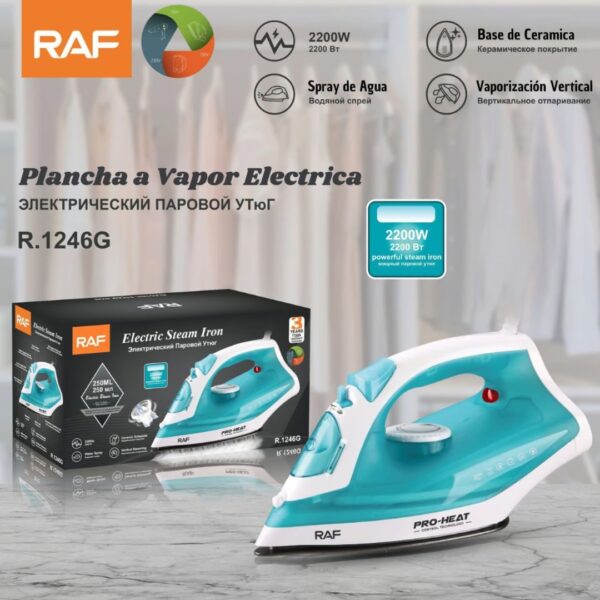 Plancha de Ropa a Vapor 1200W RAF