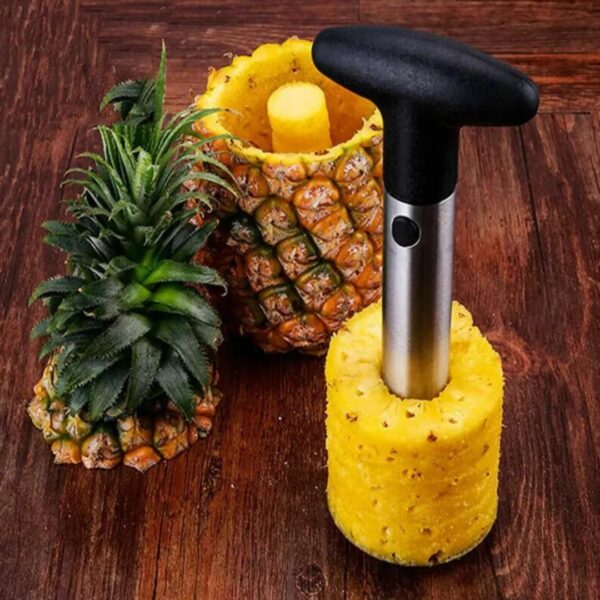 Rebanadora de piña cortadora de acero inoxidable cocina cortadora de frutas removedor 1 pieza