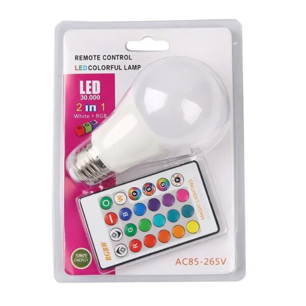 Focos LED Multicolores con Control Remoto