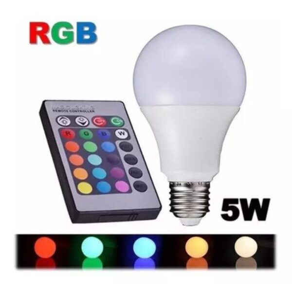 Focos LED Multicolores con Control Remoto - Imagen 3