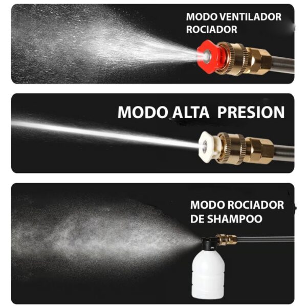 Hidrolavadora Inalámbrica de Alta Presión 68V con Doble Batería - Modelo HIDRO-68V X 2 - Imagen 2